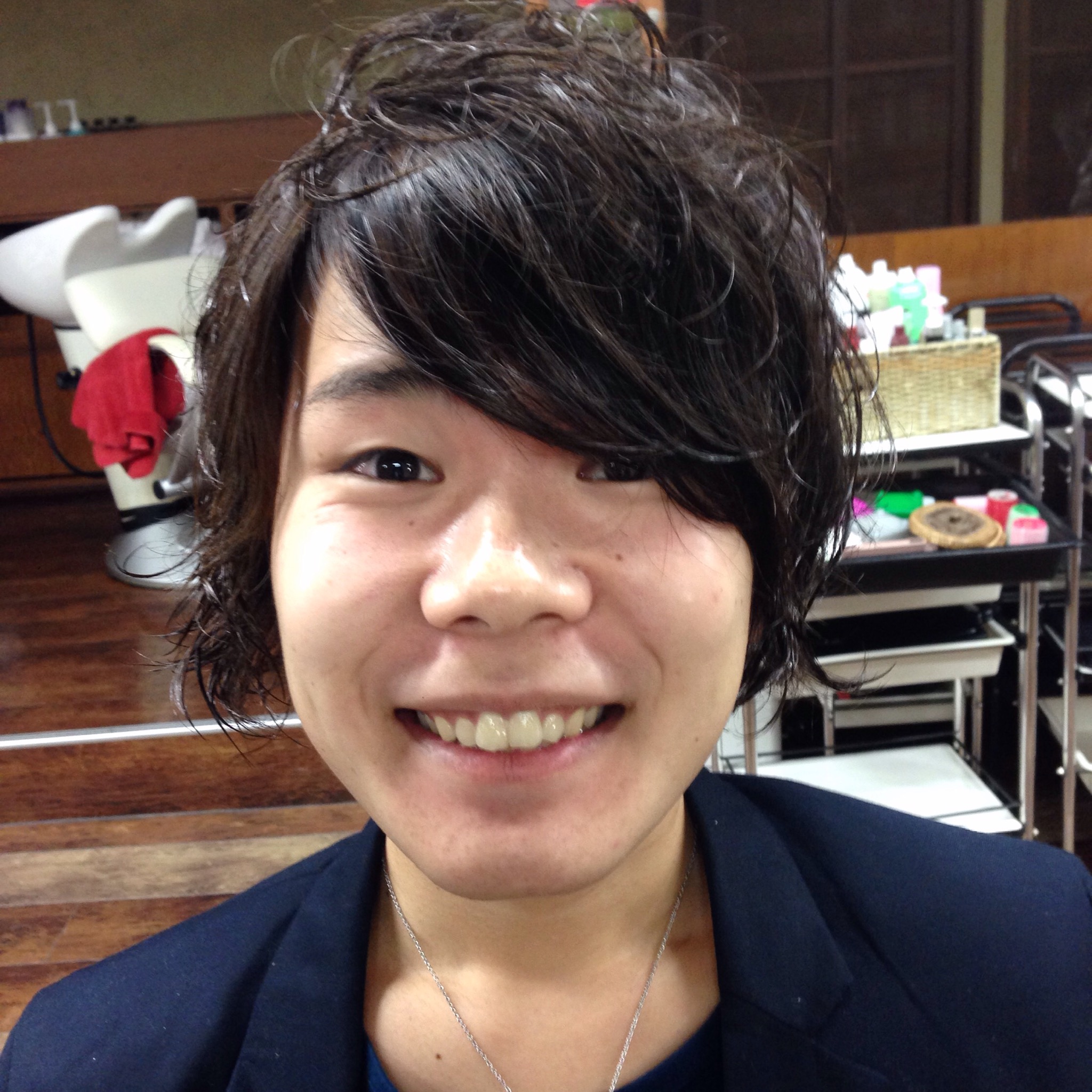 ばんっばんっカットモデルさせてもらってまーす\(^o^)/