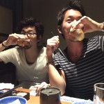 先日のスタッフと飲みニケーション…