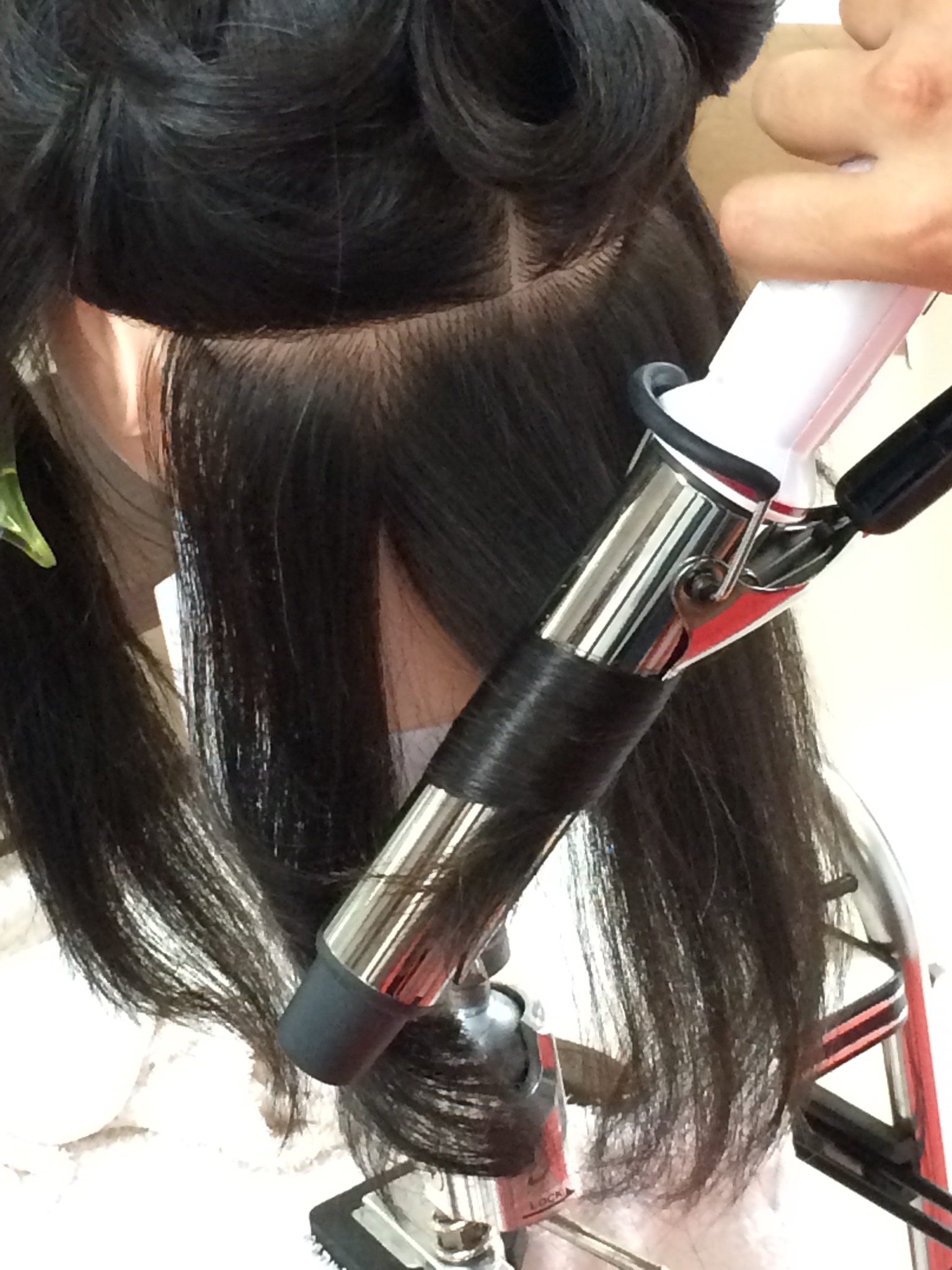 今日からコテ巻きの練習が始まりました(*^◯^*)