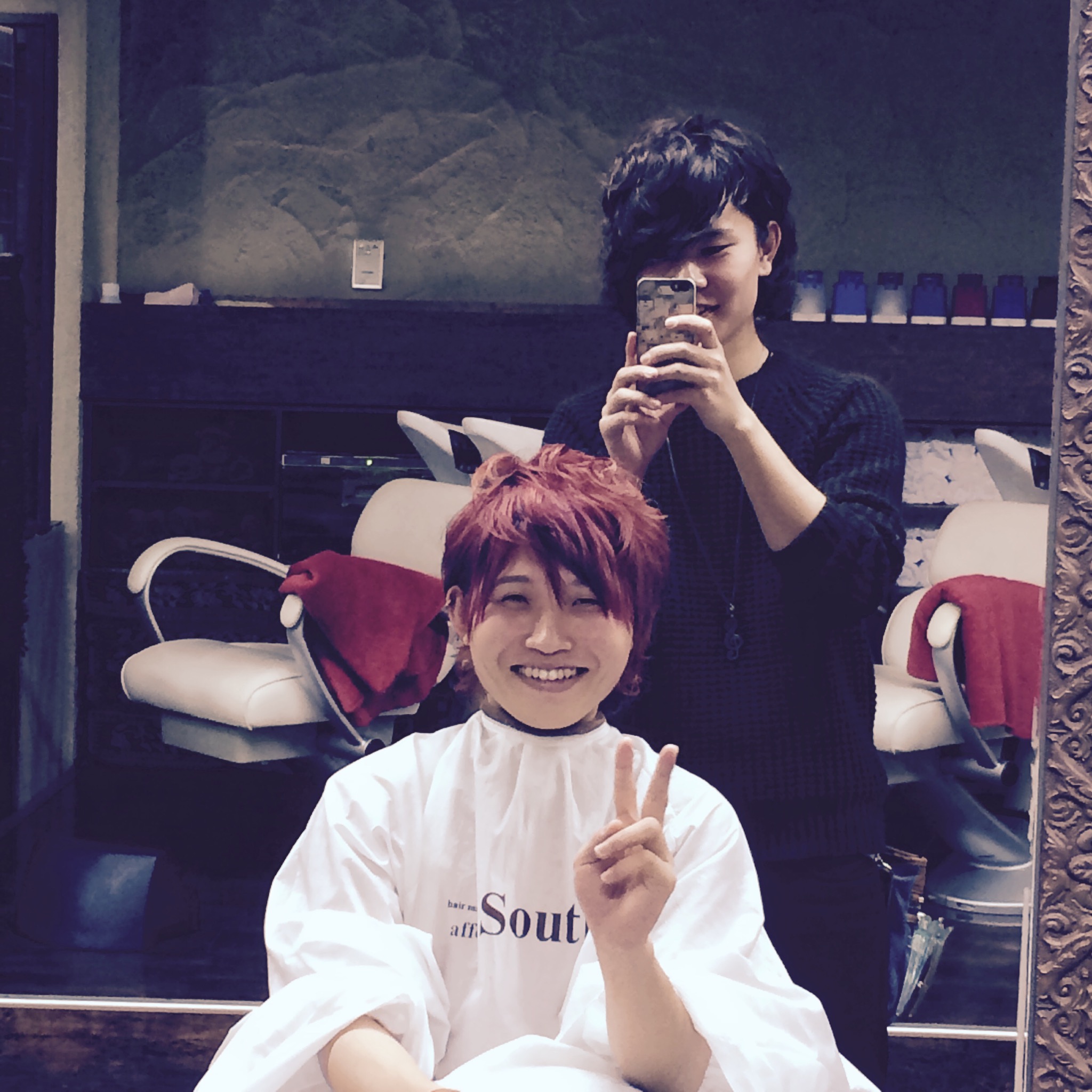 ヘッドスパをしに友達が来てくれました☆