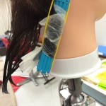 スパイラルパーマ、根元巻き、毛先逃し。