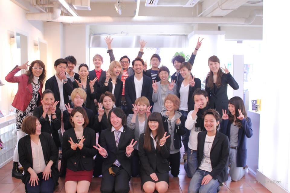 2015.3.30 hair make affect 入社式