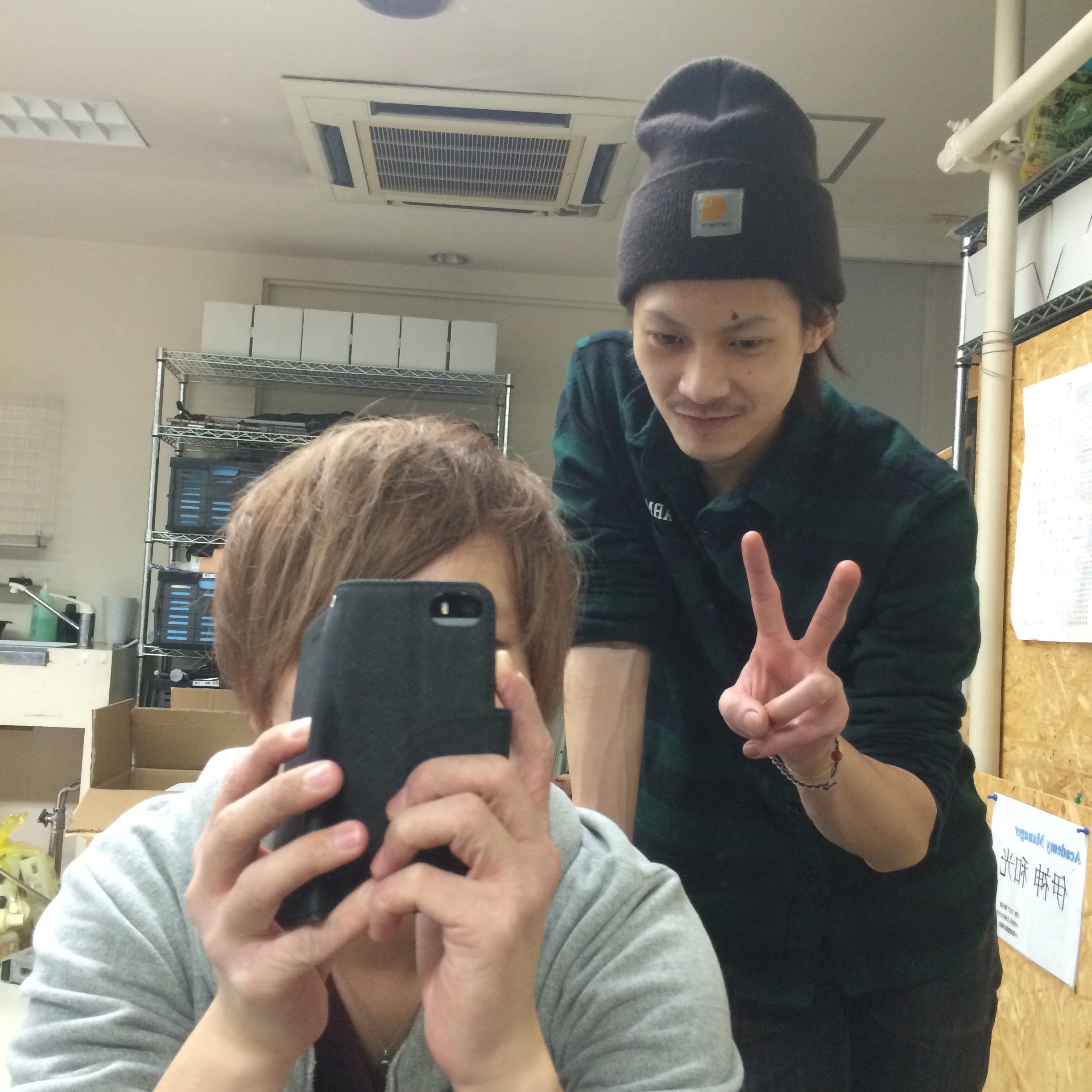 色落ちを楽しむカラーにしちゃいました♪