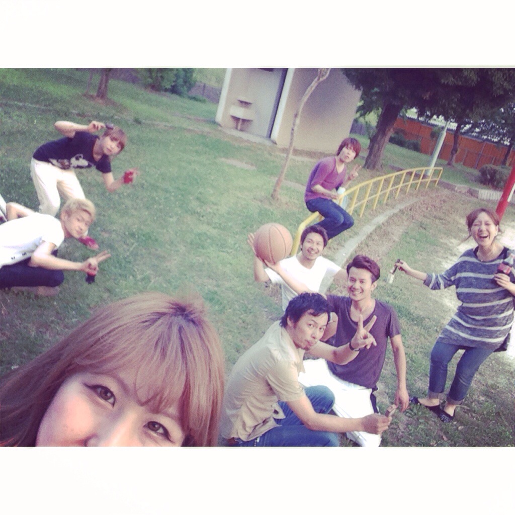 営業後の野外学習☆