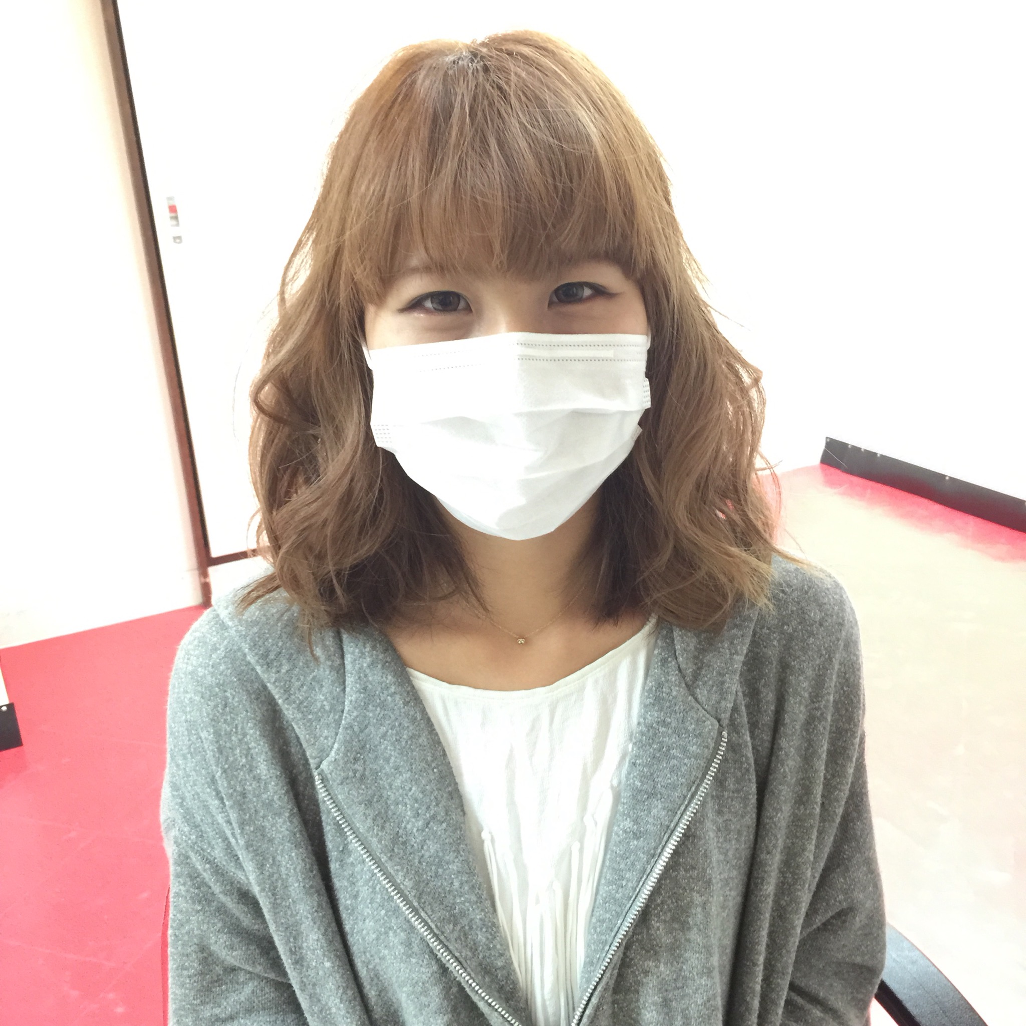 コテ巻きミックス外人風。5分でできる簡単ヘアアレンジ☆