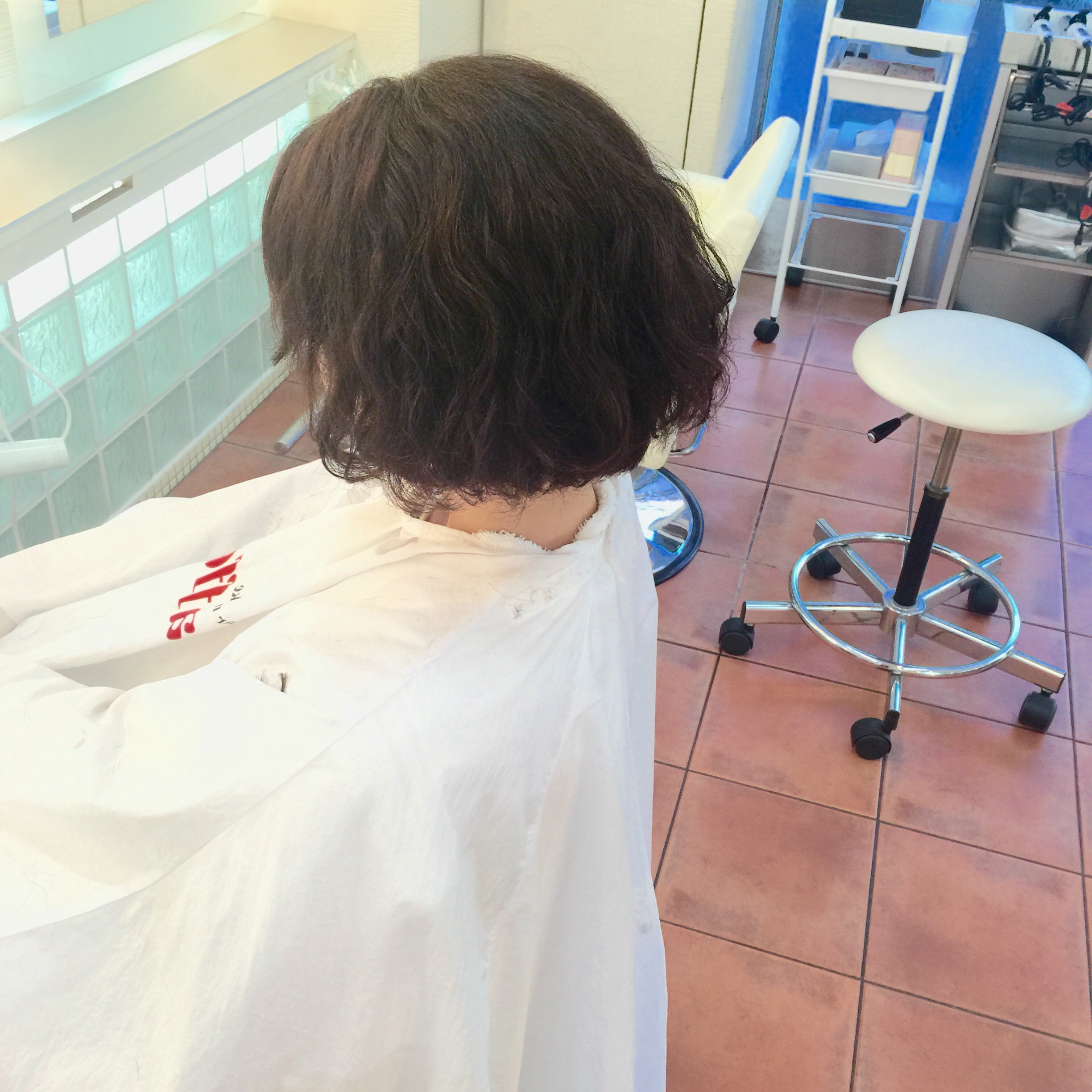 くせ毛を生かしたふんわりボブ☆ばっさりきっちゃいました〜!!