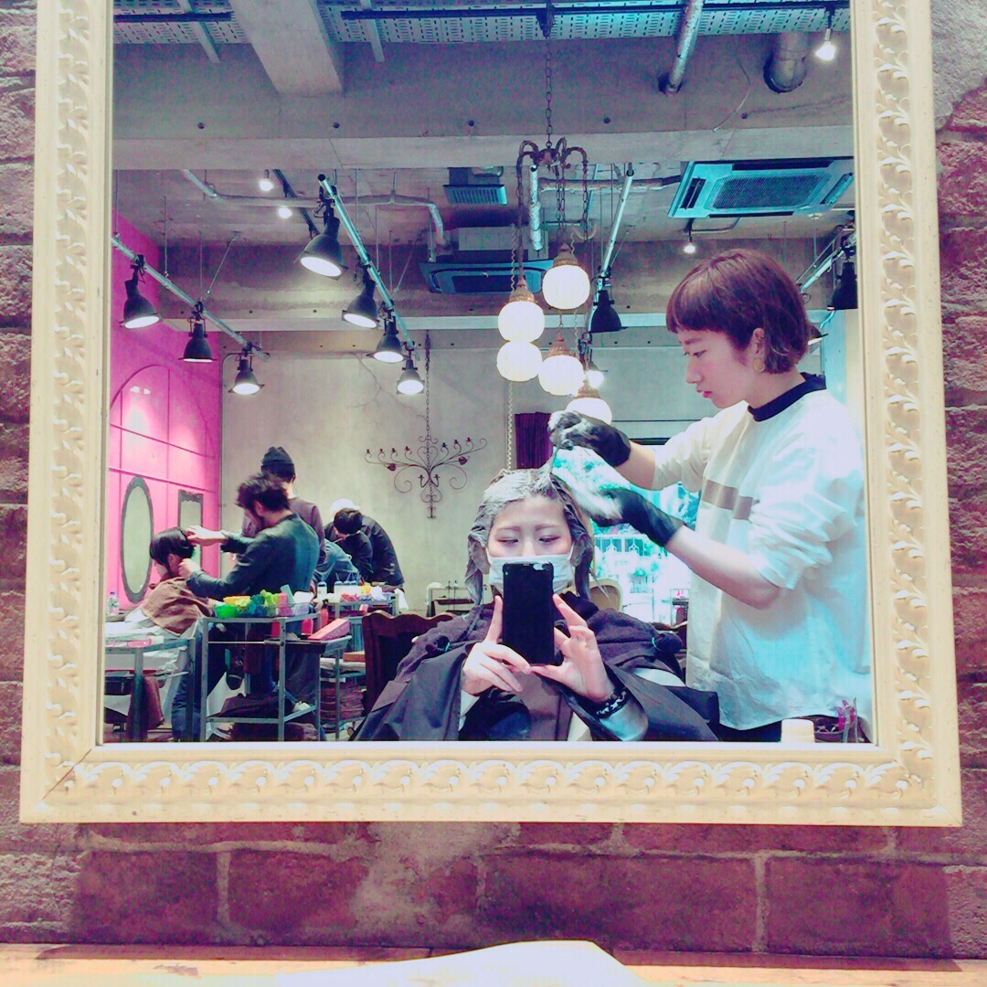 Tokyo二日目。初めて美容院に行ってきました\( ˆoˆ )/