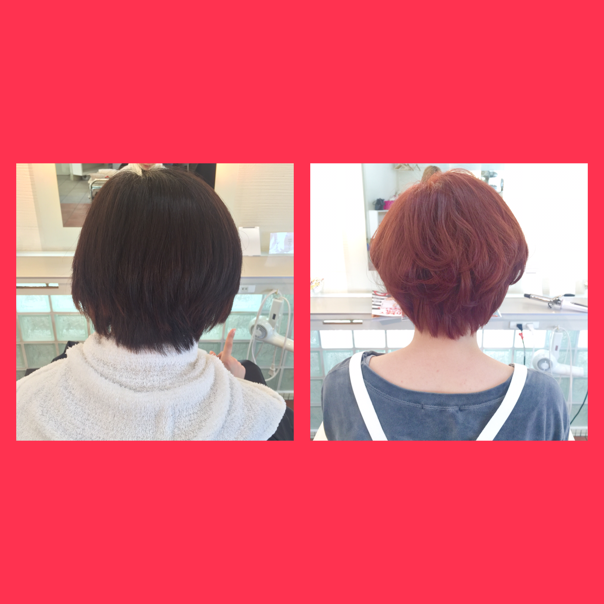 ブリーチオンカラー✩✩アッシュ系のカラーが多いですが、レッド系もやりますよ!