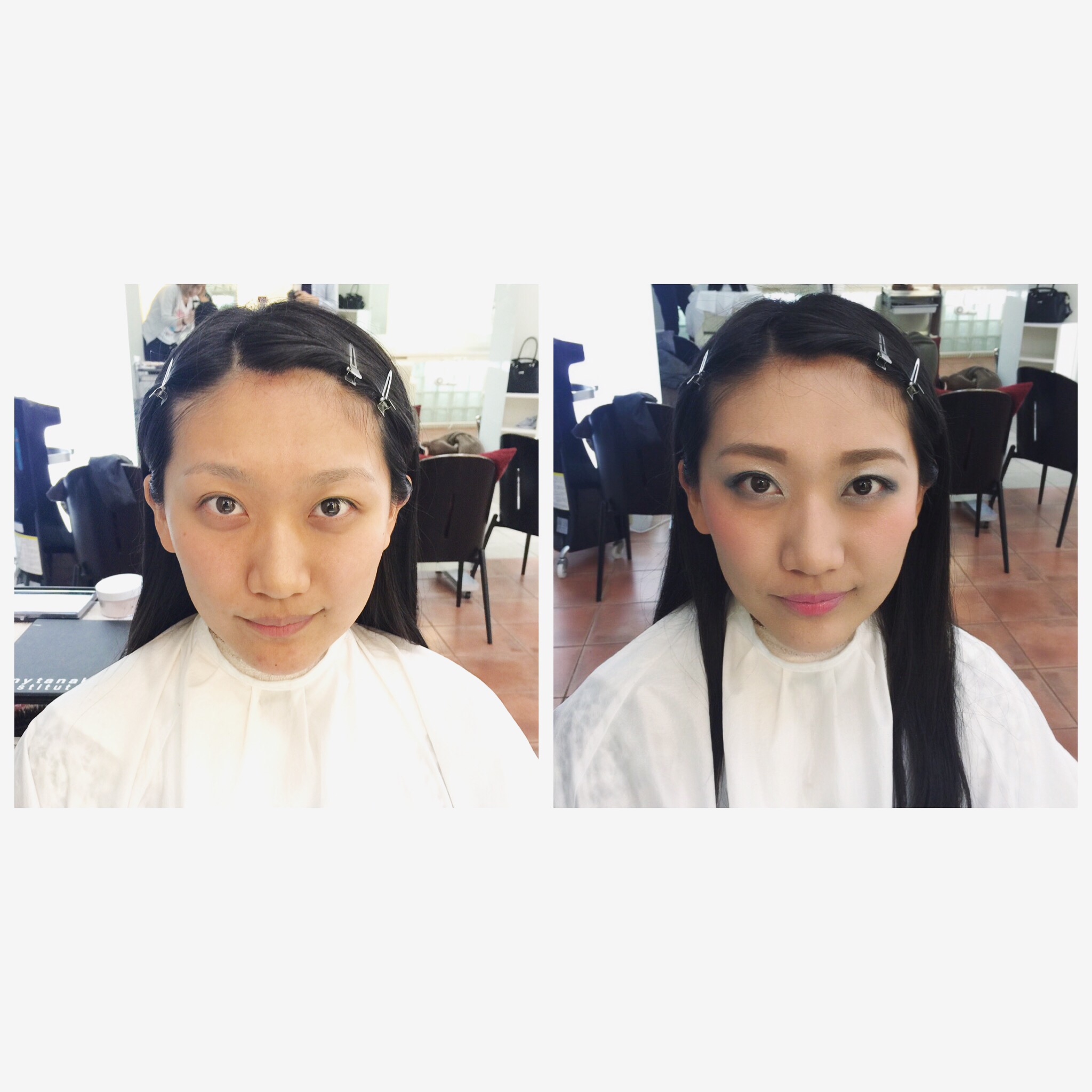 メイクで女の子は変わる!!劇的☆ビフォーアフター\( ˆoˆ )/