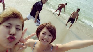 HiBlueでBBQからの海水浴☆小野浦海水浴場☆