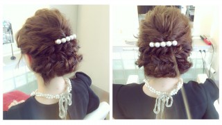 結婚式・二次会ヘアアレンジ☆Blogを見て予約してくれました♪