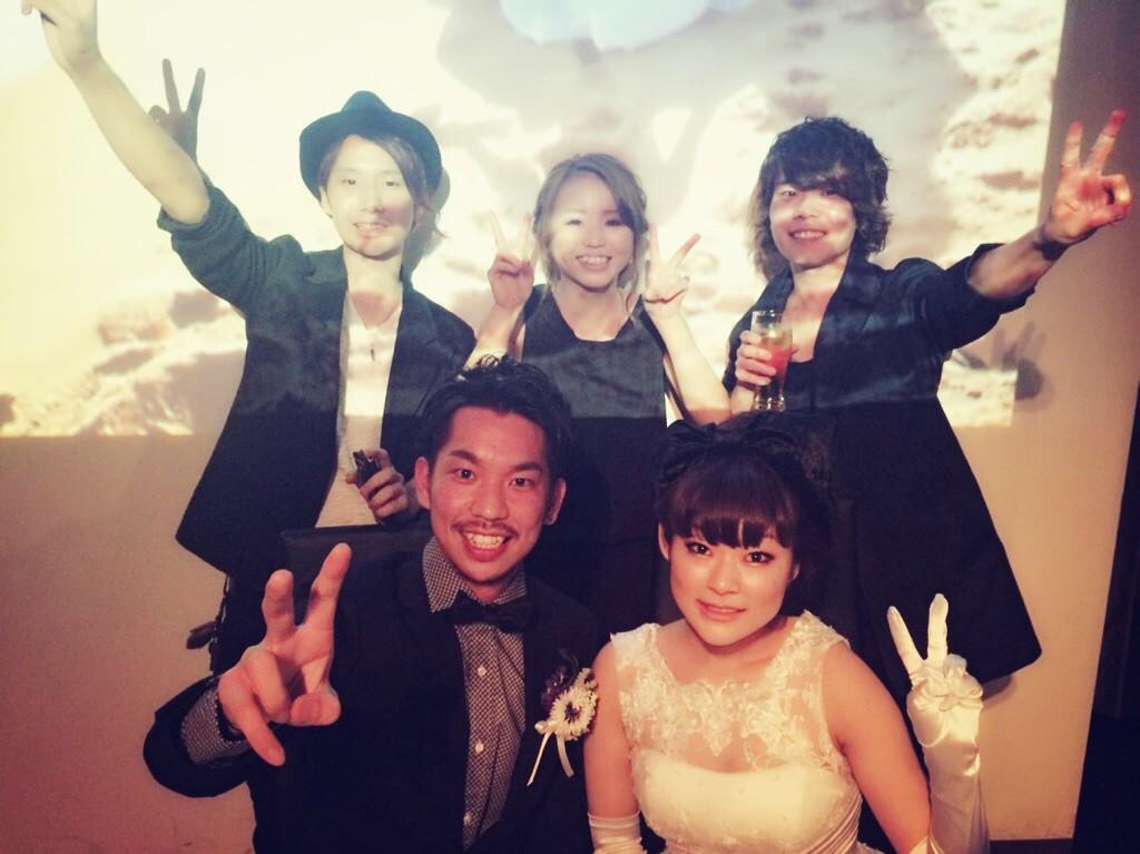 大好きな先輩の結婚式の2次会にスタッフの皆でお邪魔してきましたー(((o(*ﾟ▽ﾟ*)o)))