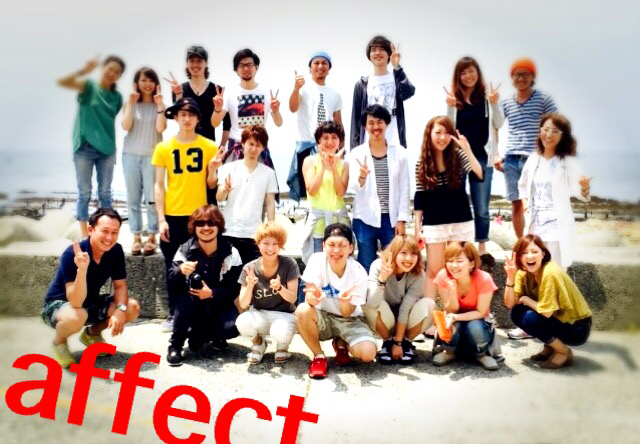 hair make affect 経営合宿！！到着してから1時間あった自由時間での出来事（笑）