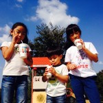 公園でピクニック