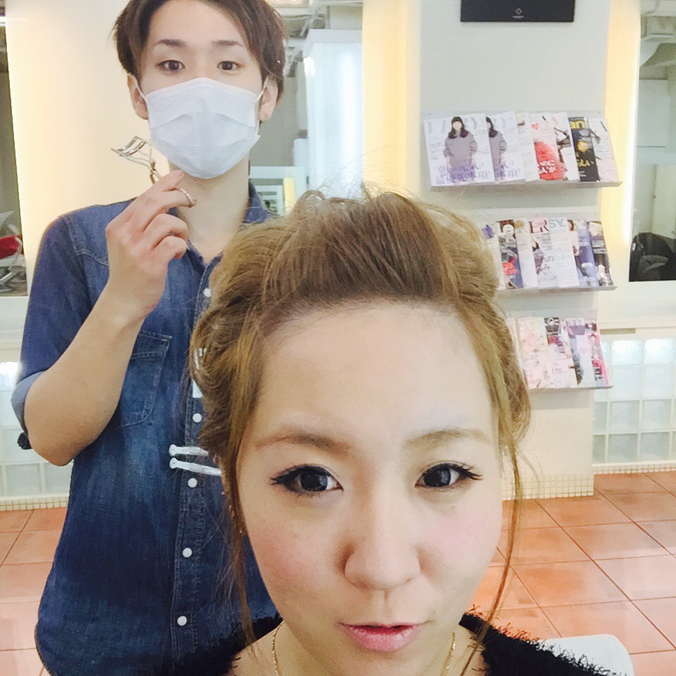 成人式に向けて(⚫︎´∀`⚫︎)メイクレッスン♪