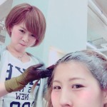 ブリーチ毛さん。