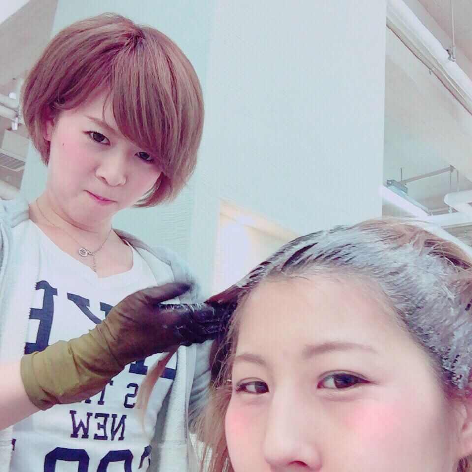 ブリーチ毛さん。