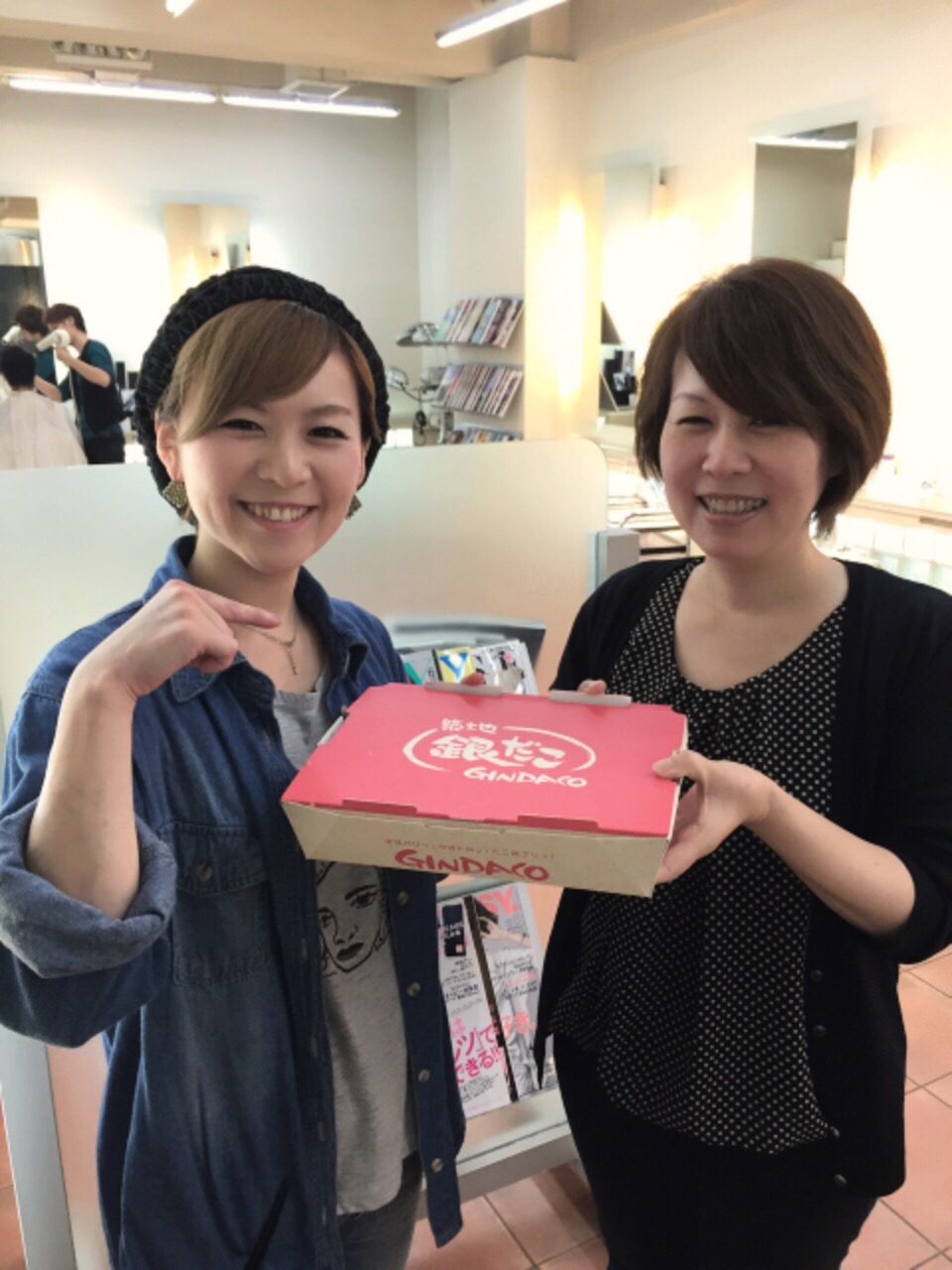 夏に向けて少し明るく!カラーモデルさんやりましたよー\( ˆoˆ )/