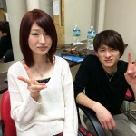 affect来年入社のわかなちゃんのカラーモデルさんをやらせていただきました*\(^o^)/*