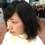 パーマでふわふわ〜〜