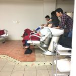 月一回のスタイリストミーティング！お客様に安心して喜んでもらえるようにスタイリストどうしの技術の確認中！