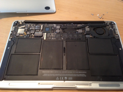 Macbook air 掃除 affect 5