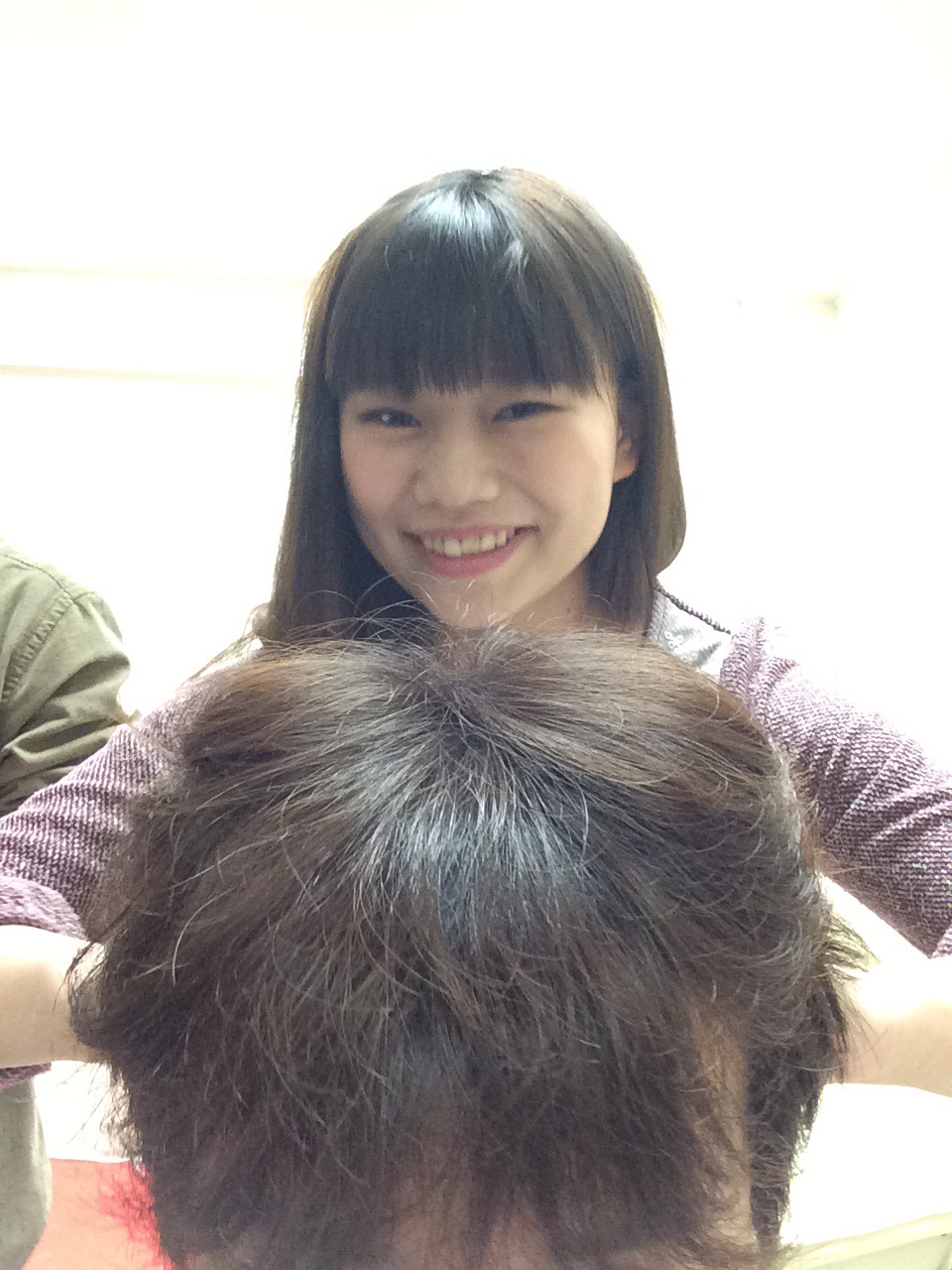 4月から入社します！シャンプーやマッサージの練習頑張ってます（＾∇＾）