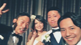 結婚おめでとう！！友達の披露宴へ参加のため豊橋に帰りました☆