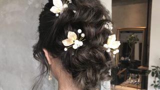 お呼ばれアレンジ