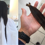 お客様の要望で、ヘアドネーションしました！
