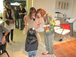 ちびっこからの祝福