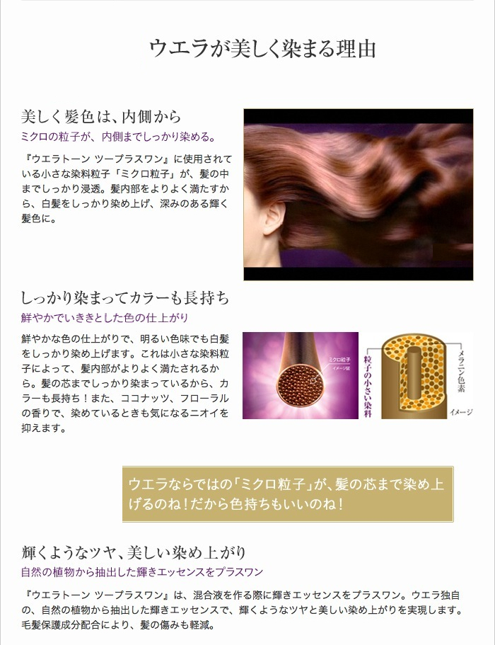 wella 美しく染まる理由