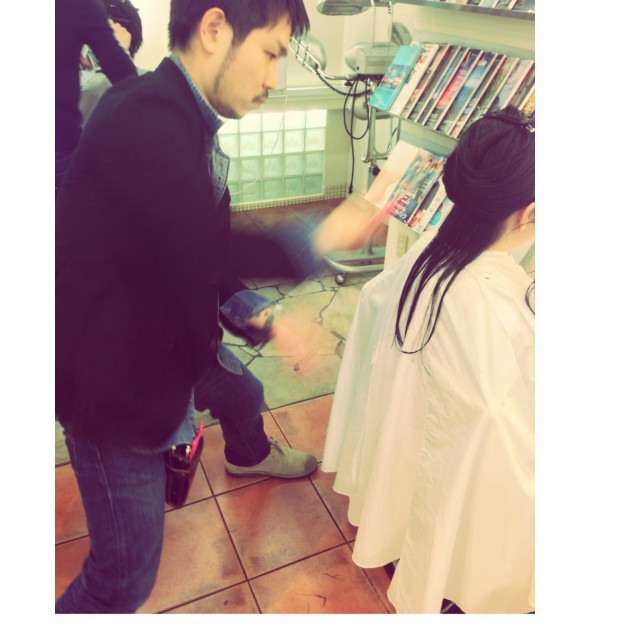 これで 色んな人に カットもできることを証明できましたね（笑）