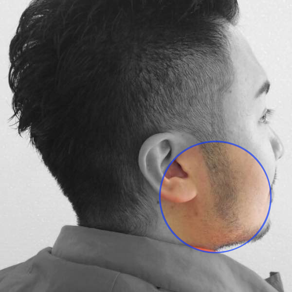 メンズ_鬢 hair make affect